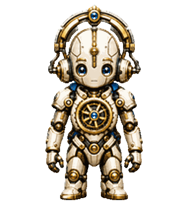 AetherCore's polished metallic idle animation