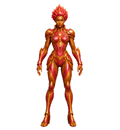 Calian's calm idle animation