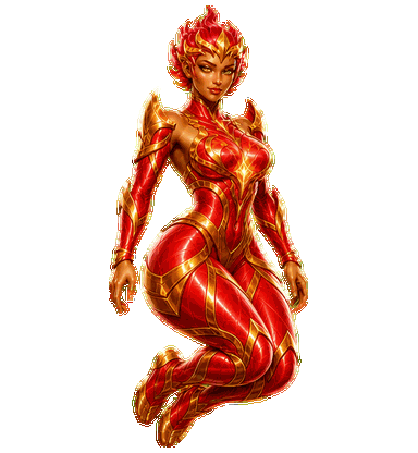 Scarlet's calm idle animation
